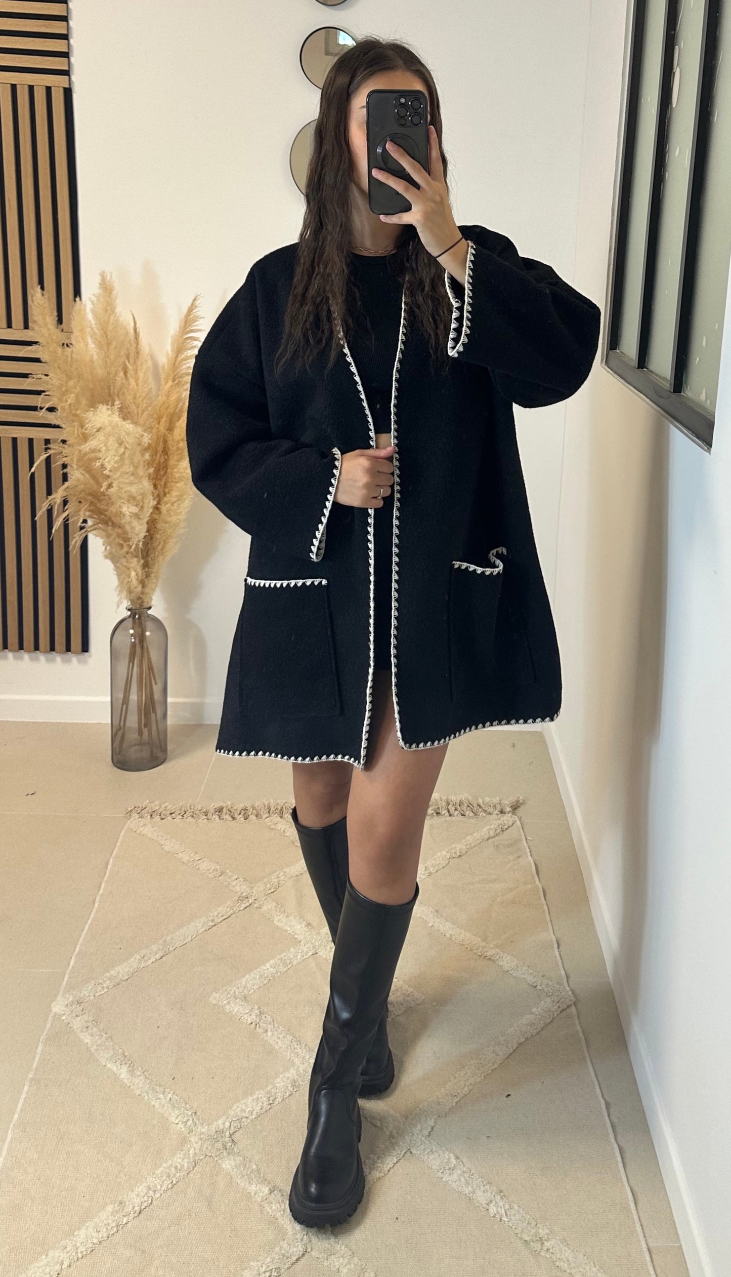 Veste Jade noir