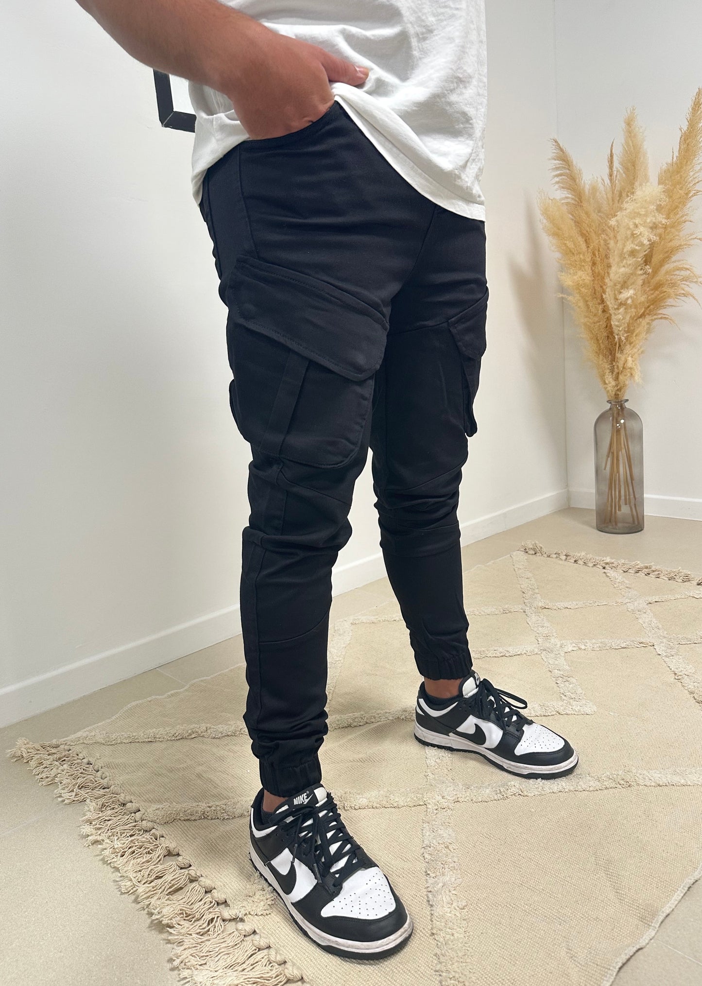 Pantalon cargo noir