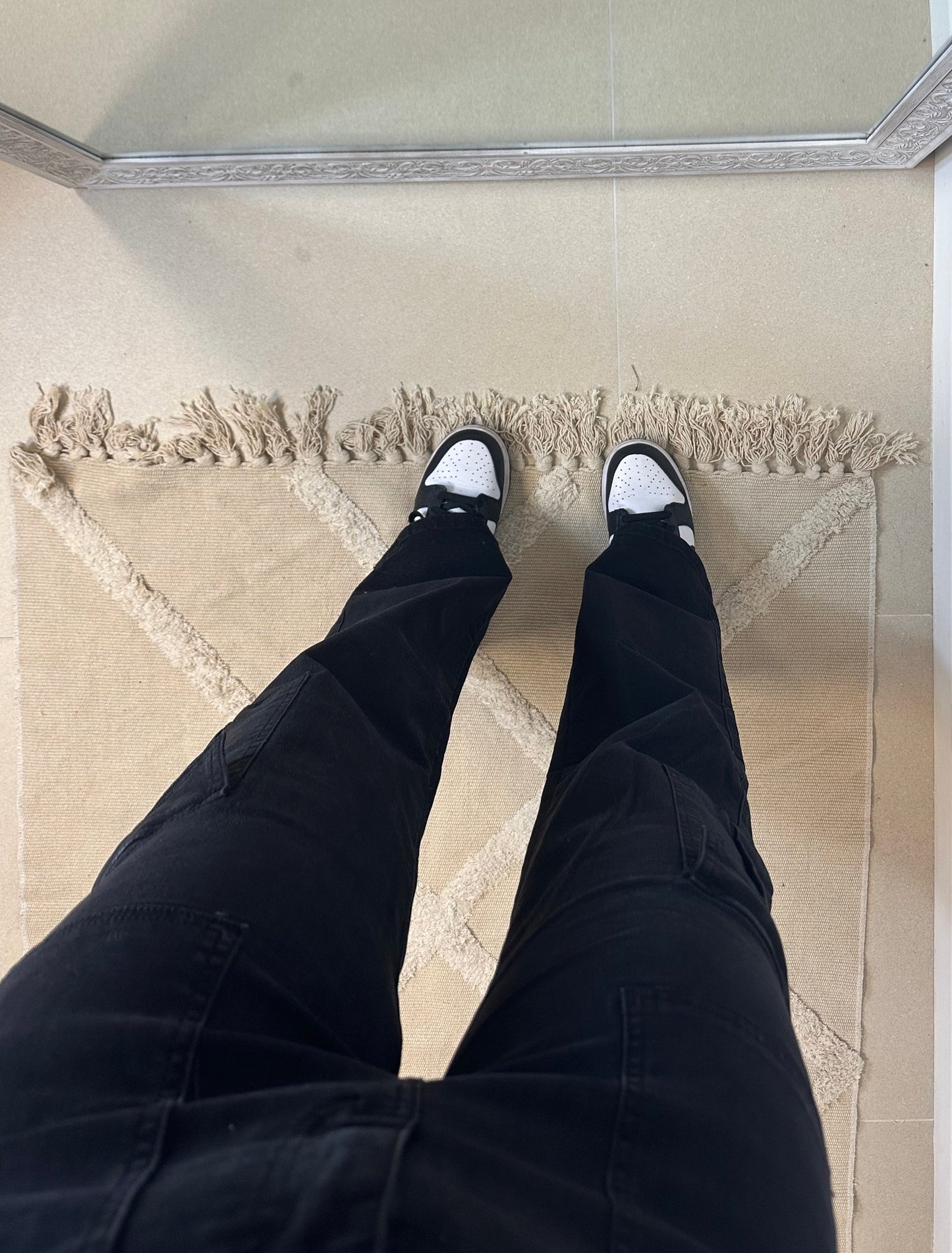 Jean cargo noir