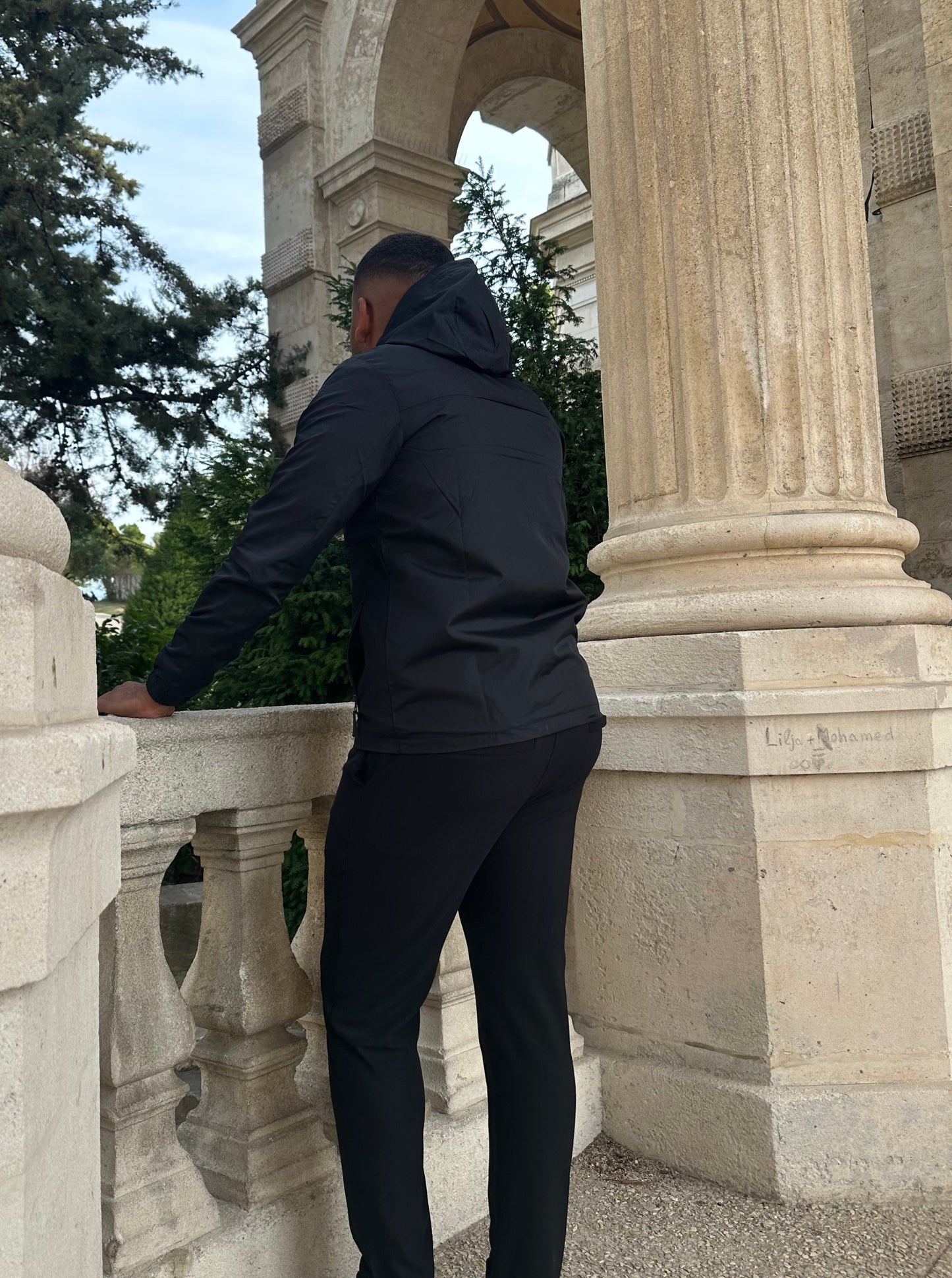 Veste coupe vent noir