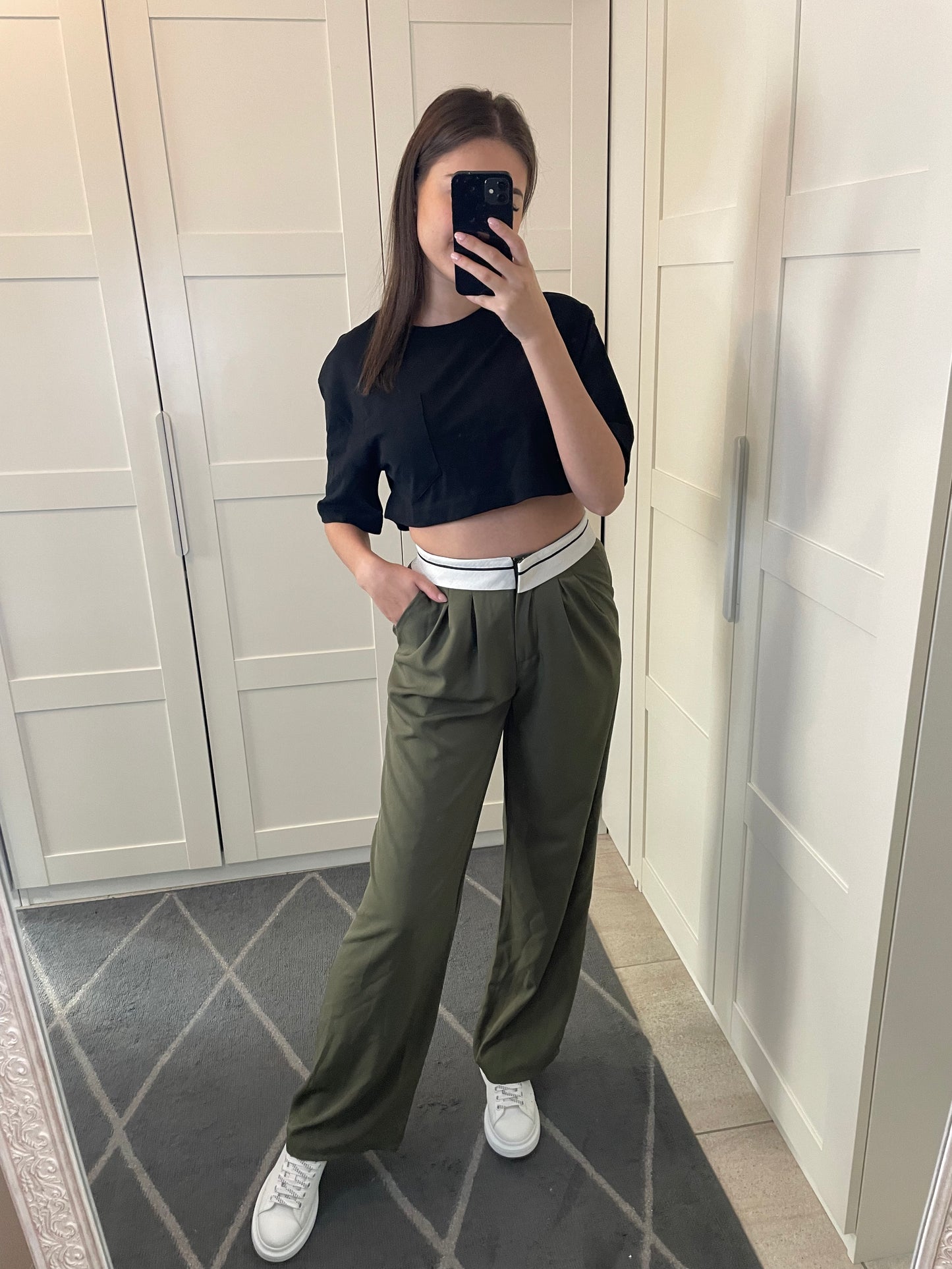 Pantalon Daïa kaki