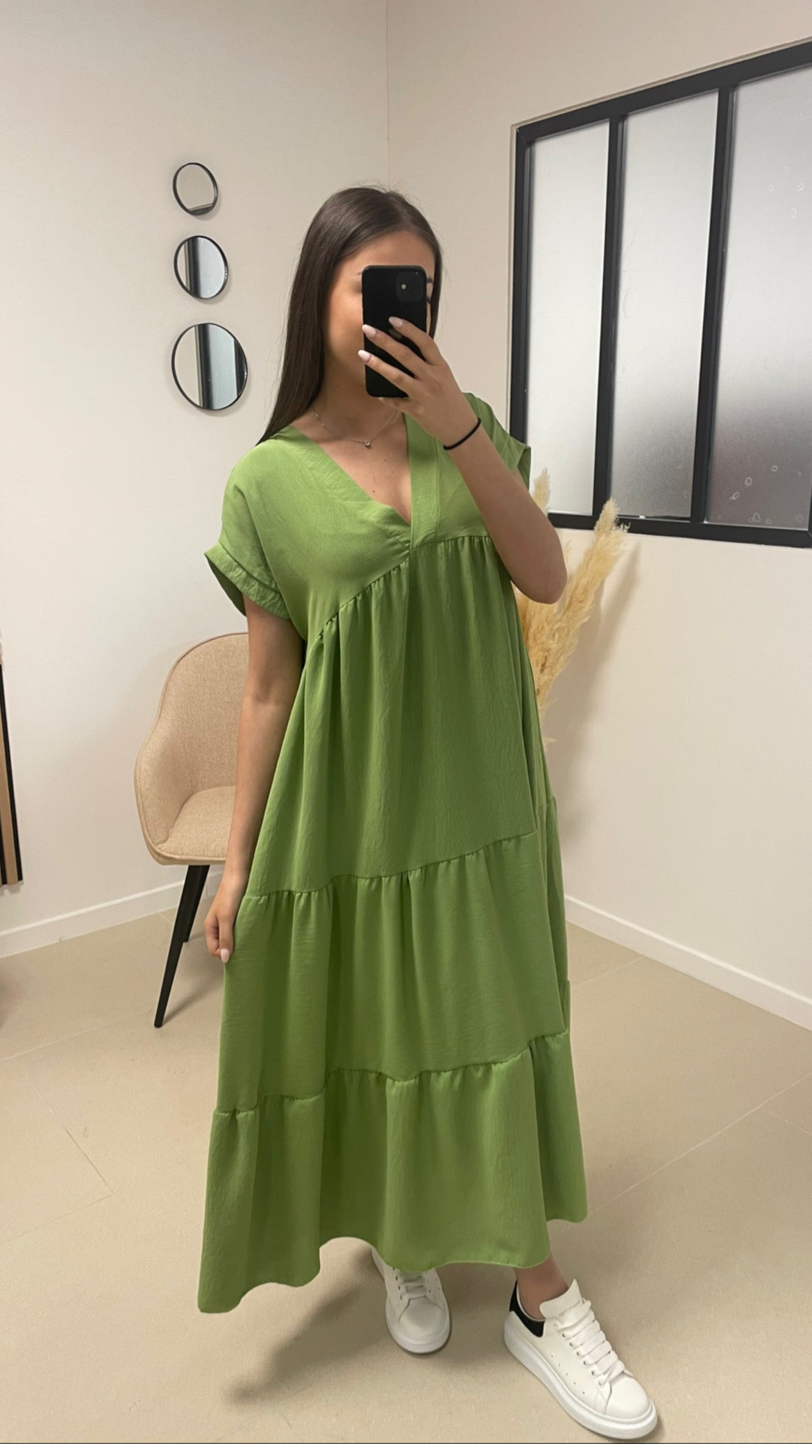 Robe Sofia verte