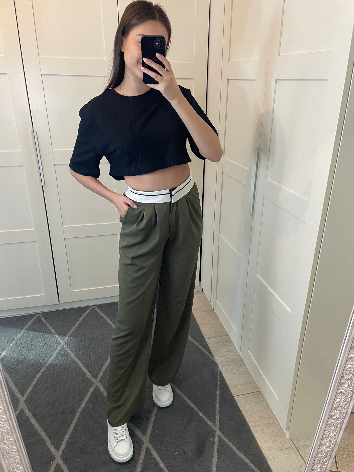 Pantalon Daïa kaki