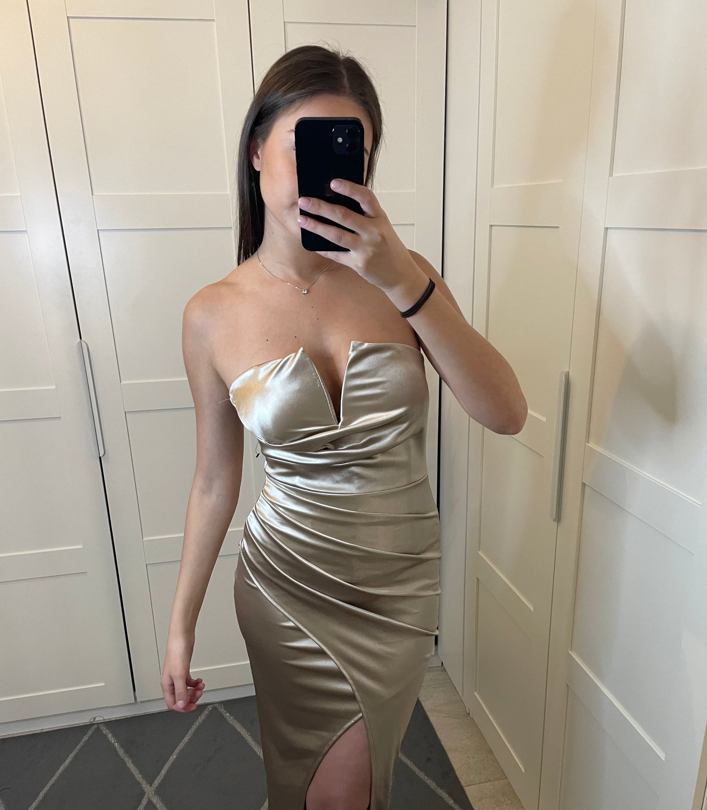 Robe Kamelia champagne
