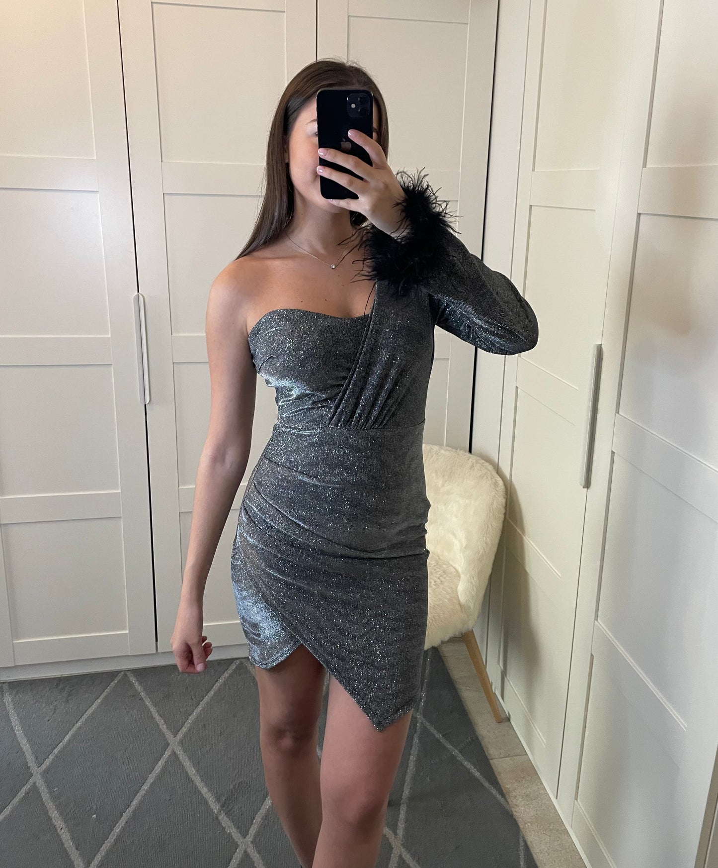 Robe Alix argenté