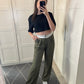 Pantalon Daïa kaki