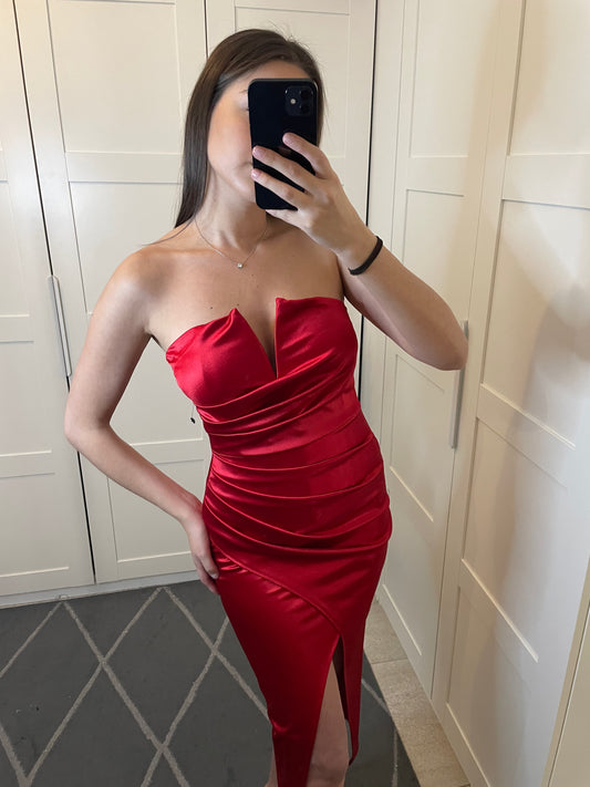 Robe Kamelia rouge