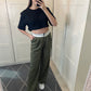 Pantalon Daïa kaki